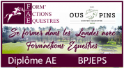 Se former dans les Landes avec Form'Actions Equestre !