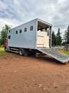 Vend camion renault porteur + caisse chevaux