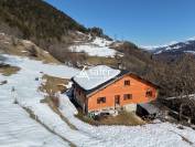 Ferme sur les hauteurs de Mo&ucirc;tiers