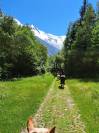 Centre équestre situé dans la vallée de Chamonix