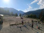 Centre équestre situé dans la vallée de Chamonix