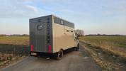 Peugeot paardenwagen nieuwstaat aluminium opbouw