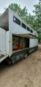 Camion 3 chevaux avec home car.