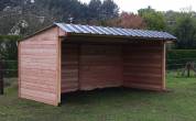 Abri en bois Douglas