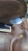 Selle dressage CTD Révolution 17.5" marron 
