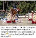 1 an fille de Best of iscla par Diamant de semilly