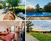 S&eacute;jours &eacute;questres sur mesure &ndash; G&icirc;te avec piscine