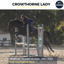 CROWTHORNE LADY - PS - 3 ANS