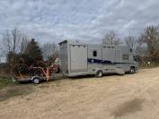 Pl Mercedes ATEGO. 6 places avec sellerie et home-car.