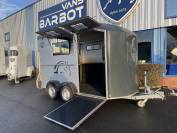 camion 2 chevaux semi travers